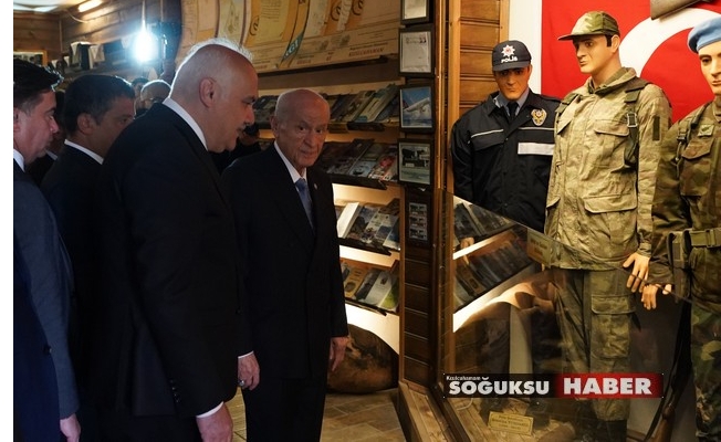 DEVLET BAHÇELİ KIZILCAHAMAM'DA ZİYARETLERDE BULUNDU