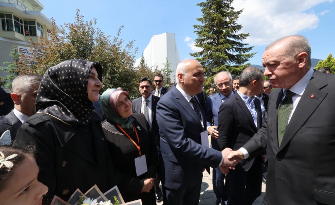 CUMHURBAŞKANI ERDOĞAN KIZILCAHAMAM'A GELDİ