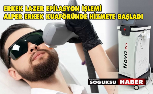 ALPER ERKEK KUFÖRÜNDE EPİLASYON HİZMETİ BAŞLADI