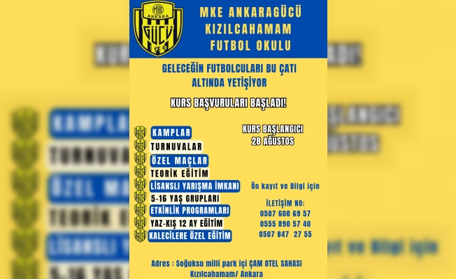 ANKARAGÜCÜ  FUTBOL OKULU AÇILIYOR