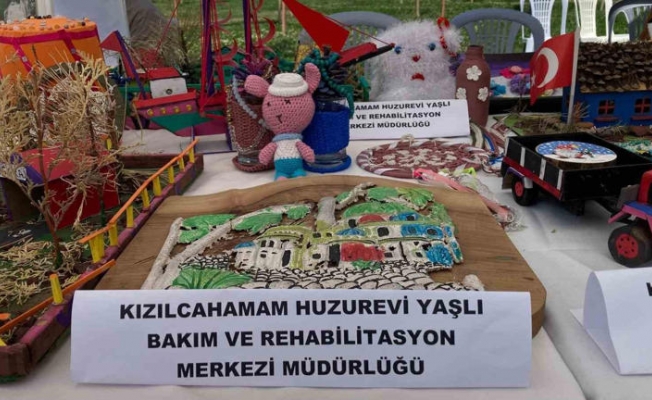 YAŞLILARIN EL EMEĞİ GÖZ NUĞRU ÜRÜNLER ANKARADA SERGİLENDİ