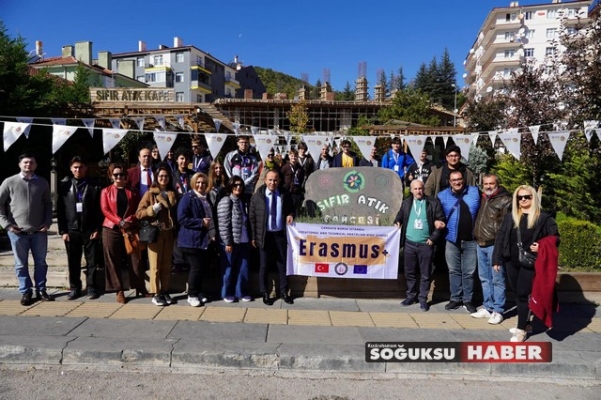 SIFIR ATIK YABANCI ÜLKELERDEN GELEN MİSAFİRLERİNİ AĞIRLADI