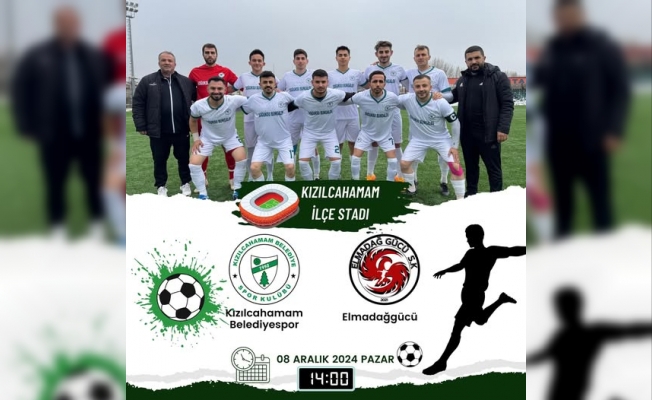 KIZILCAHAMAM BELEDİYESPOR RAKİBİNİ KONUK EDECEK