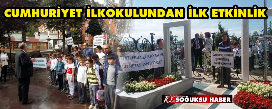  CUMHURİYET İLKOKULUNDAN İLK ETKİNLİK