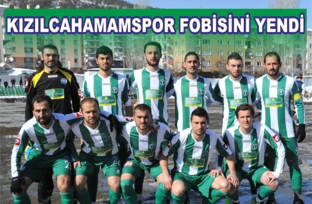 KIZILCAHAMAMSPOR FOBİSİNİ YENDİ