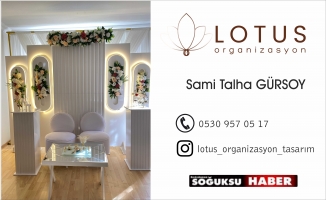 LOTUS ORGANİZASYON VE TASARIM HİZMETİNİZDE