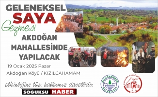 SAYA GEZMESİ GELENEĞİ KIZILCAHAMAM'DA YAPILACAK