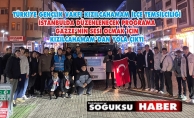 GAZZE İÇİN KIZILCAHAMAM'DAN YOLA ÇIKTILAR