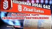 K-GAZ ZİRAAT BANKASI İLE ANLAŞTI